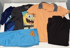 Kids Boys Mix 3 T Shirts  2 Pants Size XS 4/5 Multicolor