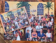White Mountain All Star Restaurant 1000 Piece Jigsaw Puzzle Celebrity Dinner