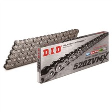 D.I.D. ZVMX X-Ring Chain Black 520-112 Suzuki SV650 A-L6,L7,L8 ABS 2016 - 2018