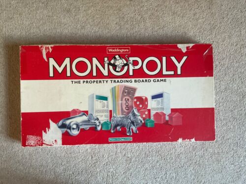 Waddingtons Monopoly Board Game 1993 - Vintage Red Box & 100% Complete - VGC - Picture 3 of 14