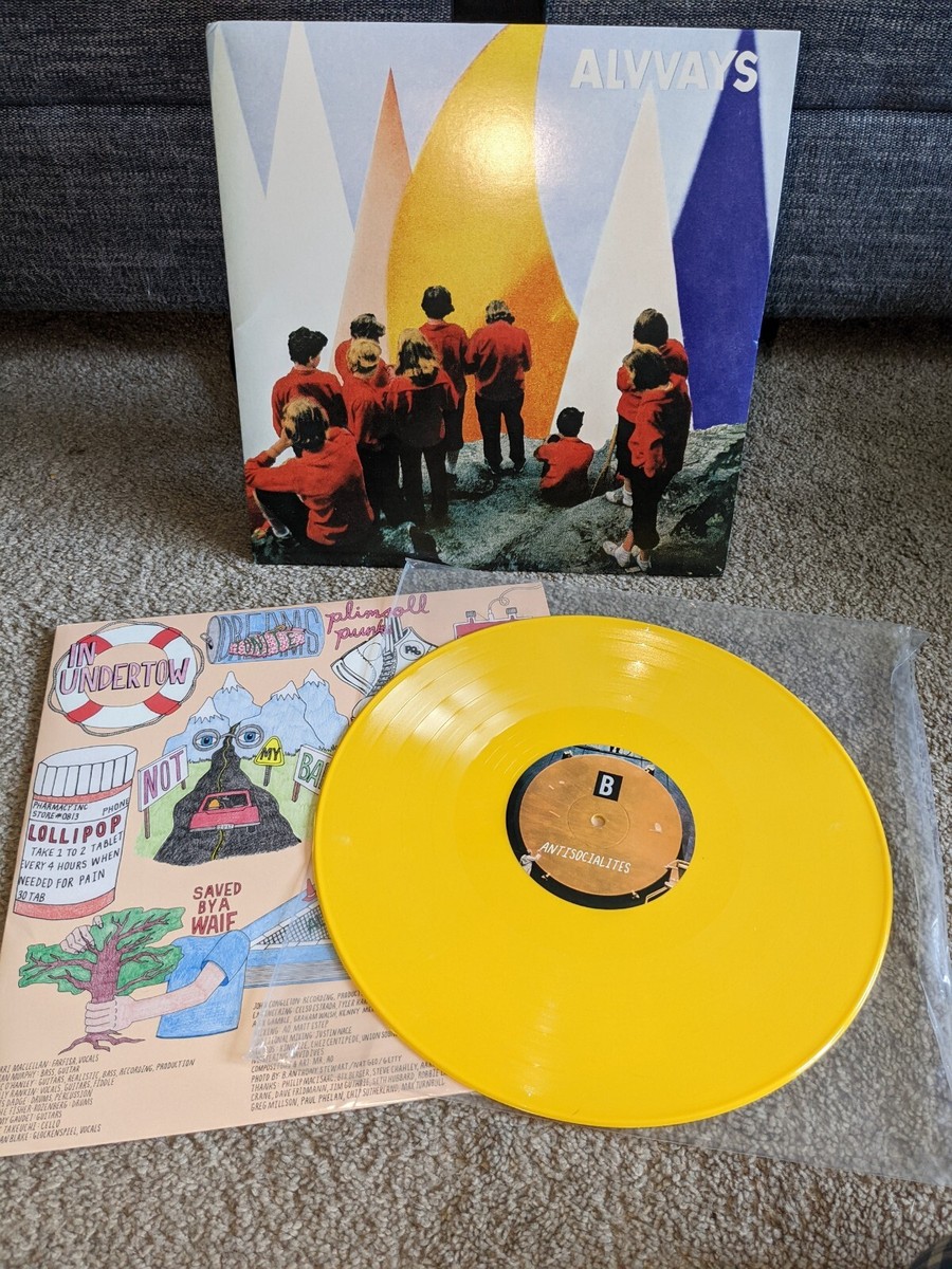 Alvvays - ANTISOCIALITES - Yellow Colored Vinyl LP - EX Wax!! | eBay