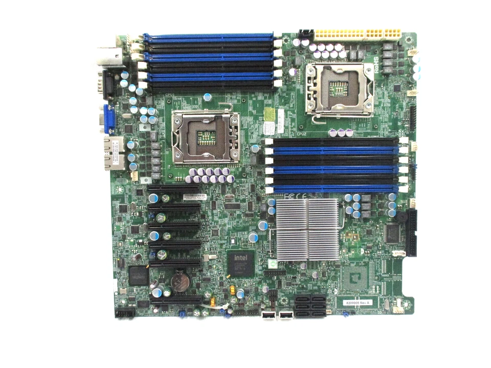 SuperMicro X8DTE-F-CS045 DDR3 Dual LGA 1366 Server Motherboard Tested Working - Image 2 of 4