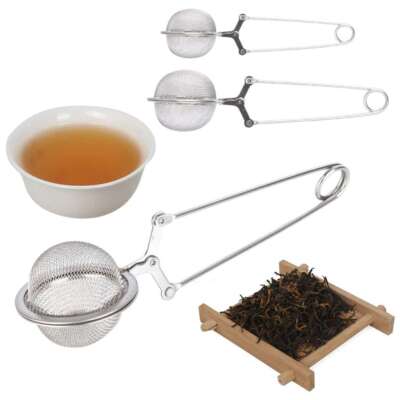 Tea Mesh Ball Infuser Stainless Leaf Herbs Loose Strainer Reusable Spice Filter