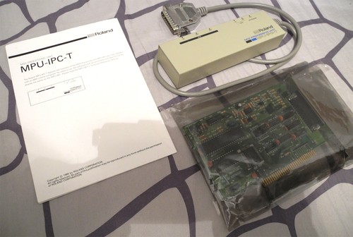 ROLAND MIDI PROCESSING UNIT MPU-IPC-T & ISA INTERFACE CARD , INTELLIGENT MPU-401 - Picture 1 of 3