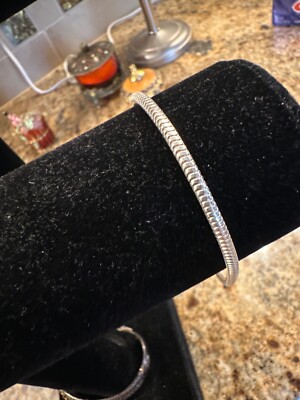 Neu Sterling Silber 8 Schlangenkette Armband Damen