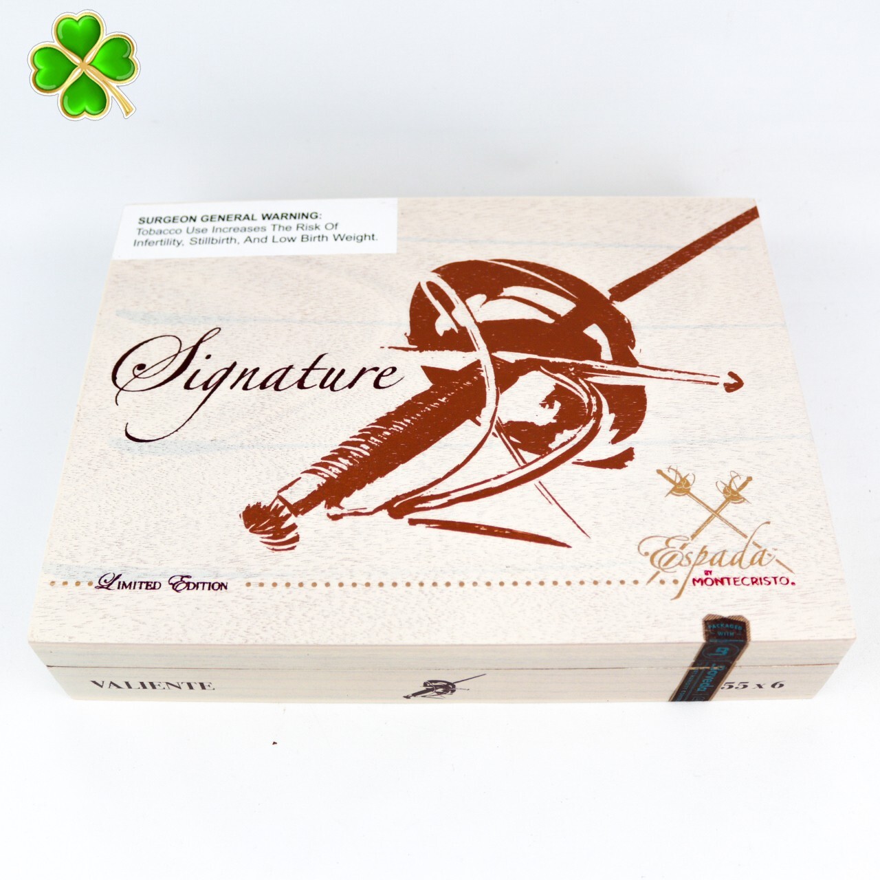 Montecristo Espada Valiente 55 x 6 Empty Wood Cigar Box 10.25" x 7.75" x 2"