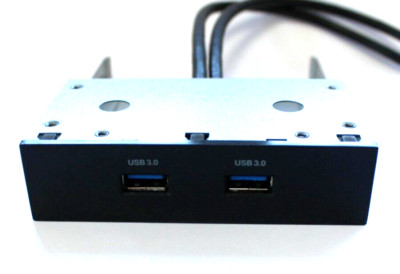 Frontpanel Fronteinschub  2x USB 3.0 3.5'' für PC