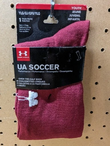 Under armour best sale youth large socks