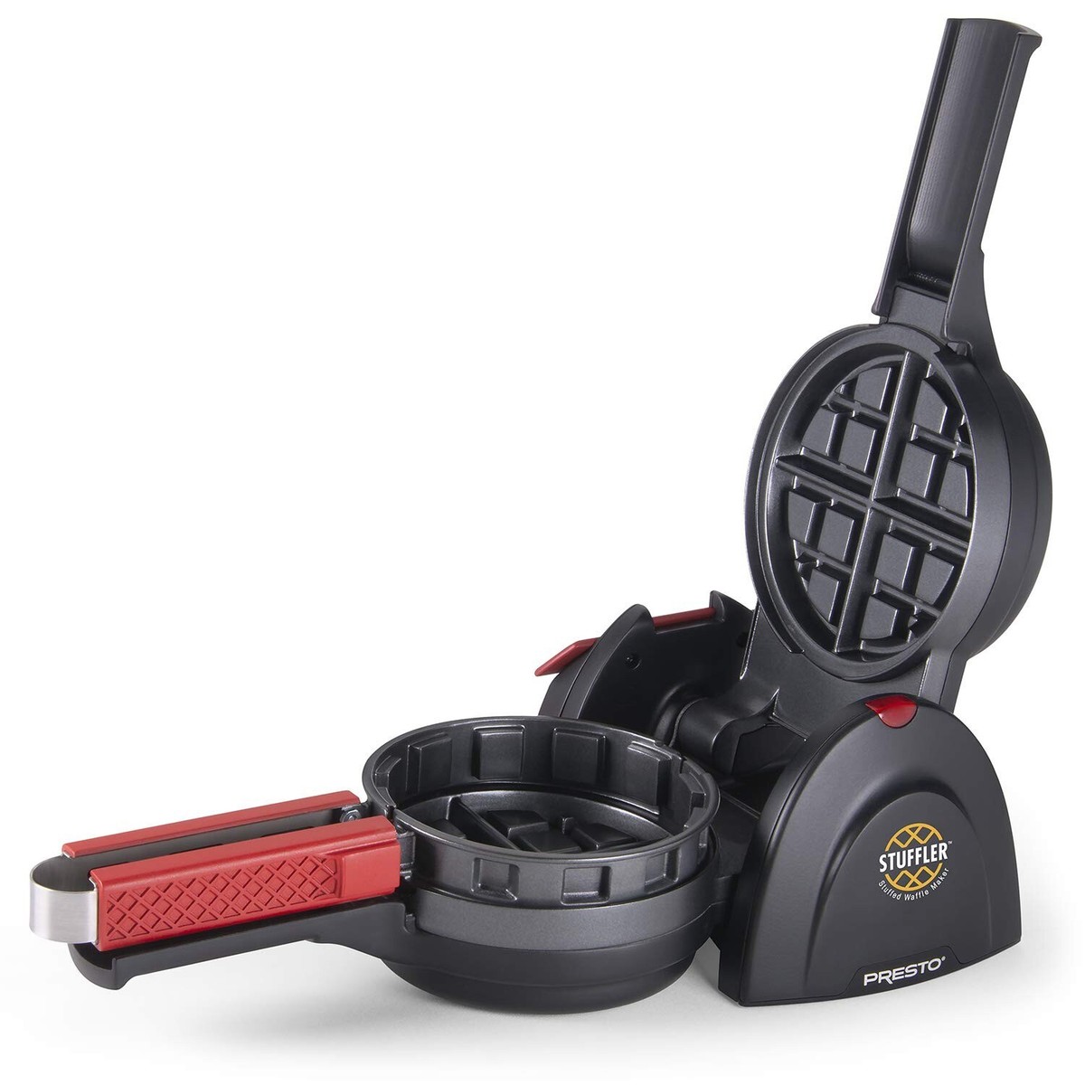 Piastra Per Waffle Zilan 2939 XXL: 4 Waffle In Una Volta, 1200W, Antiaderente E Impugnatura Fredda – La Colazione Perfetta è Servita! - Foto 3