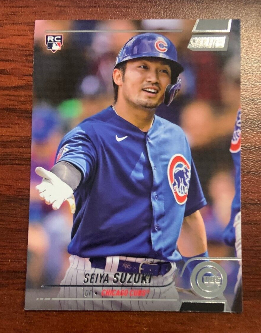 2022 Topps Stadium Club 27 Seiya Suzuki Photo Variation Rookie Card Chicago Cubs