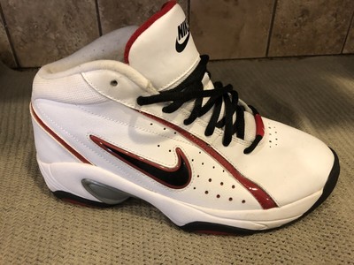 Nike Overplay Iv Basketball Shoe 318852 102 Red Black Us Size 7 Ebay
