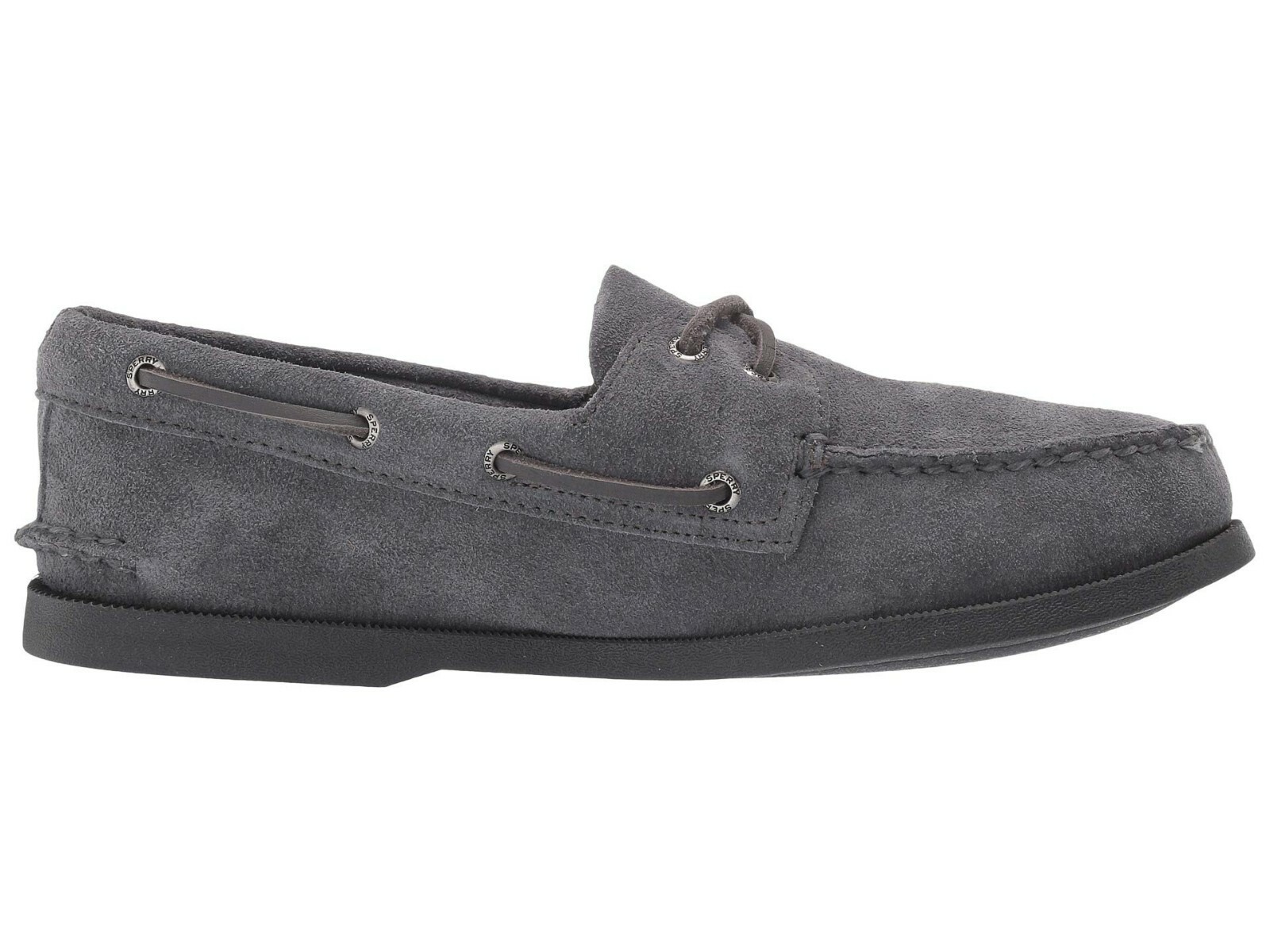 Sperry Men's Authentic Original Two-Eye Suede Boat Shoe - Grey 14M