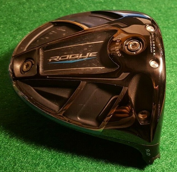 CALLAWAY ROGUE SUB ZERO 9.0* MEN'S RIGHT HANDED DRIVER HEAD ONLY