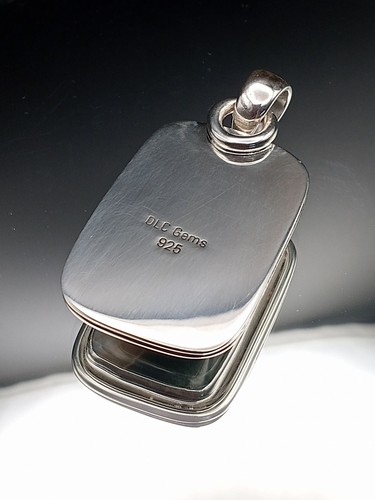 Ozean Jaspis Anhänger Sterlingsilber Handwerk Handarbeit Sammler 8. Ader - Bild 6 von 7