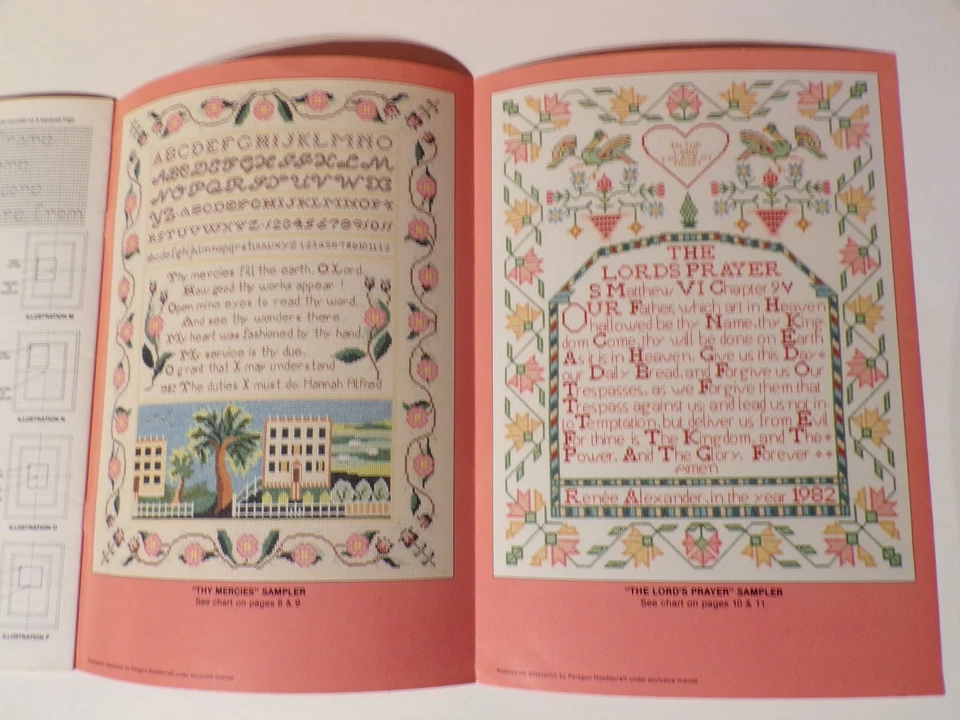 PARAGON ~ ANTIQUE MUSEUM SAMPLERS ~ COUNTED CROSS STITCH ~ COOPER HEWITT MUSEUM - Image 4 of 4