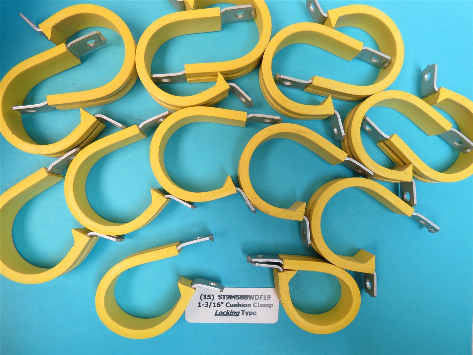 “LOCKING” 13/16" Nitrile Cushion Loop Clamp Boeing ST9M588WDF19 Adel