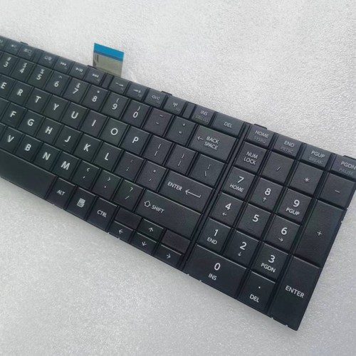 Laptop US Keyboard FOR Toshiba Satellite C850 C855D C850D C855 C870 C875 black - Picture 4 of 5