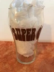 Vintage Large Soda Glass Super Cola Tumbler 1970s Retro Brown Soda Pop