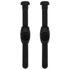 2 Sets Roller Skate Shoes Buckles Straps Black Skating Shoes Buckle Straps