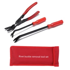 Clip Pliers Set And Fastener Remover Auto Upholstery Repair Kit With Storage Bag
