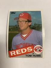 1985 Topps Cincinnati Reds Tom Hume