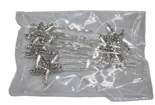 Brides And Hairpins Silver Plated Emrata Set of Two Pins  display picture 1