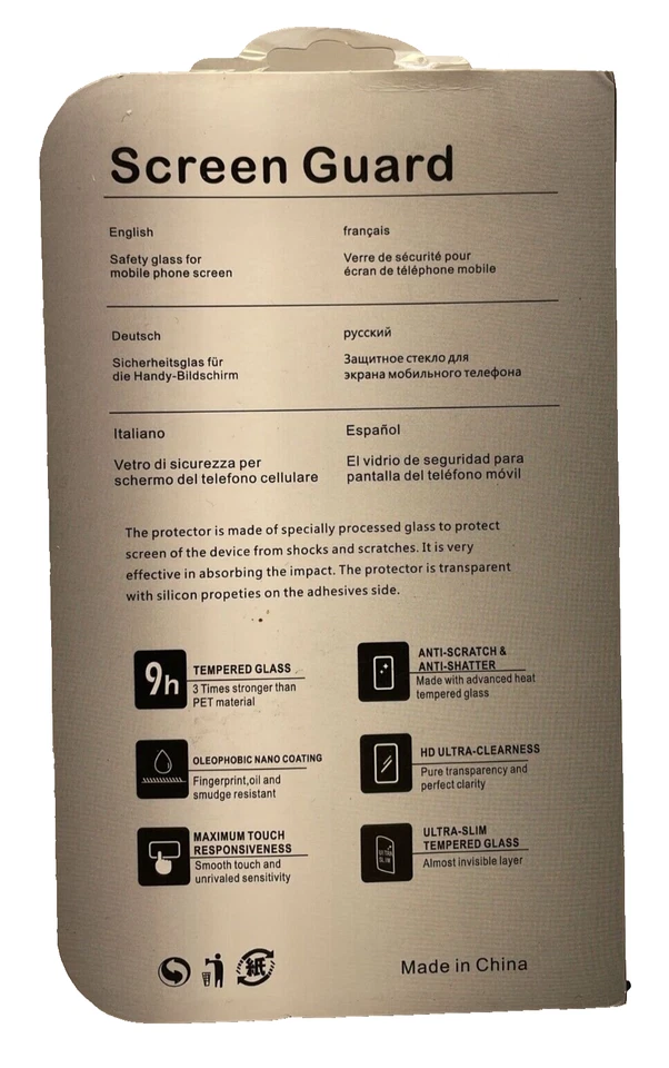 9H Tempered Glass Screen Protector for LG Leon C40, Clear - Image 2 of 2