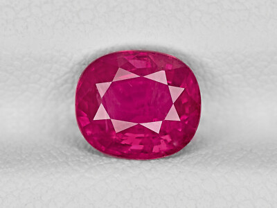 IGI Certified AFGHANISTAN Ruby 1.81 Cts Natural Untreated Bright Pinkish Red