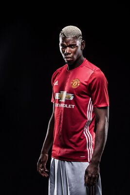 MENS FC MANCHESTER UNITED 2016/2017 POGBA #6 FOOTBALL SOCCER SHIRT