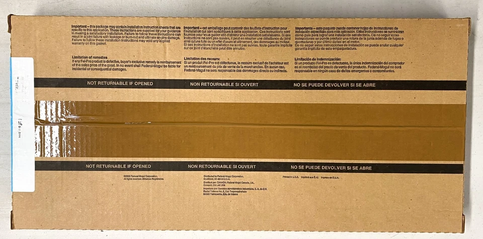 燃油喷射全层垫圈套装 Fel-Pro MS 96691 适用于别克庞蒂亚克各种 — 第 4/4 张图片