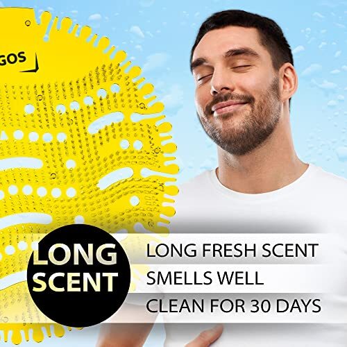 Urinal Screen Deodorizer (24 Pack) Urinal Cakes AntiSplash Odor Lemon