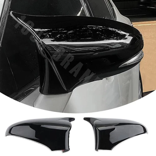 Gloss Black Wing Mirror Cap Cover Overlay For Lexus  IS200t IS300 IS350 2014-19