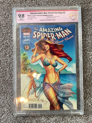 Amazing Spider-Man: Renew Your Vows #5 CBCS 9.8 Signed Auto Stan Lee & Campbell!