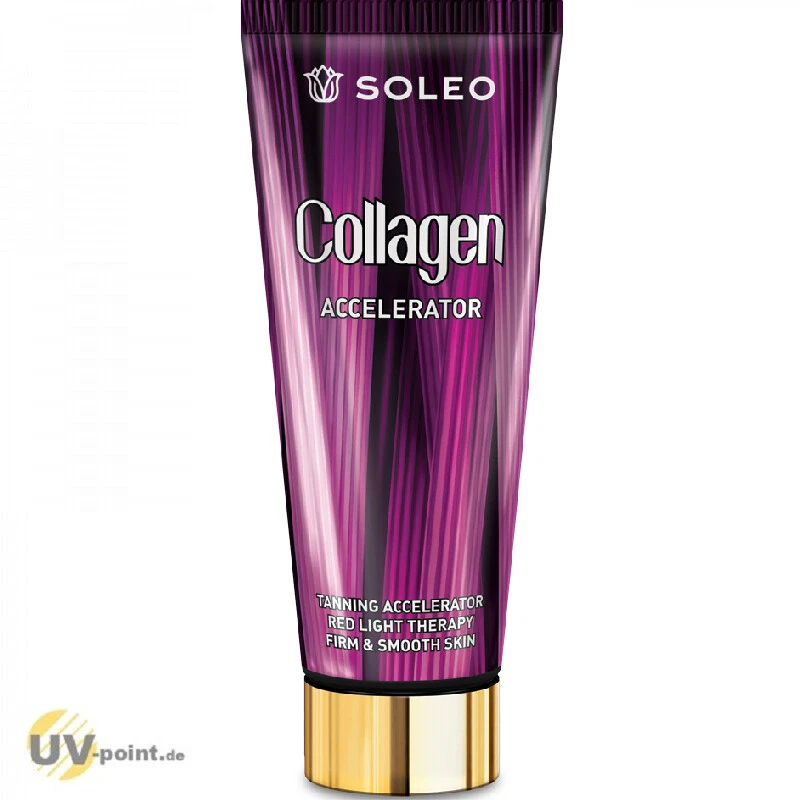SOLEO COLLAGEN ACCELERATOR mit Kollagen 200ml Solarium Kosmetik Sonnen Lotion
