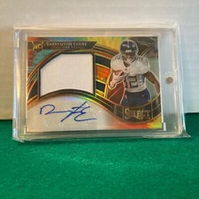 Darrynton Evans 2020 Panini Select Tie Dye Prizm RC RPA /25
