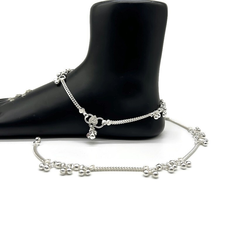 Pure Silver Anklet Silver Payal Silver Anklet Silver Bride