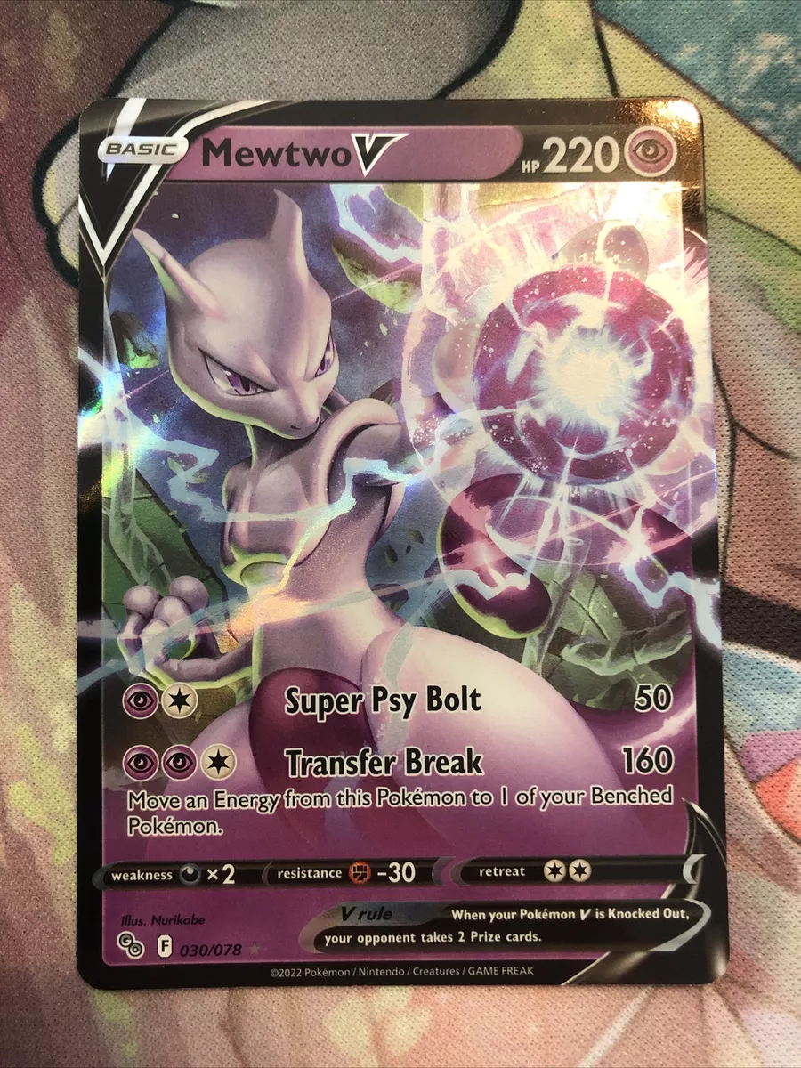 Pokémon Go Tcg - Mewtwo V - 030/078 - Nintendo