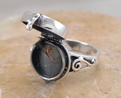 ANILLO VENENO CELTA PLATA ESTERLINA .925 DETALLADO talla 9 estilo # r3319 - Imagen 4 de 4