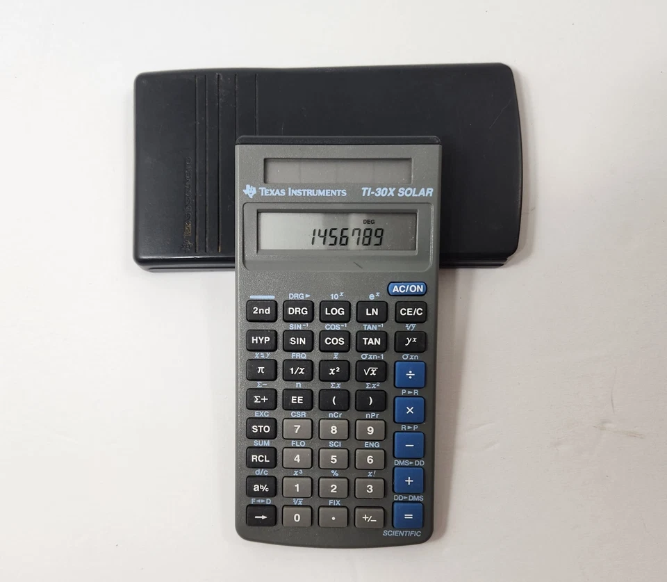 Texas Instruments Graphing Solar Calculator with manual - Image 3 of 4