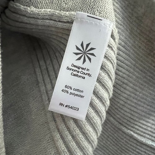 NWT Athleta Winding River Knit Pullover Hoodie Grey Size XXS - Picture 5 of 7