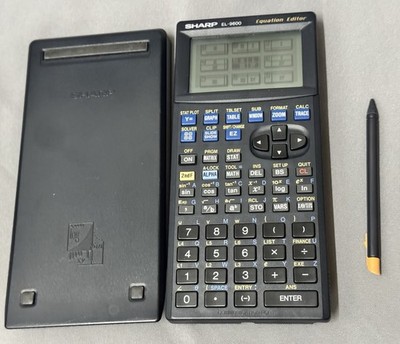 Sharp EL 9600 Equation Editor Grafik Taschenrechner Grafikrechner Graphing Calc