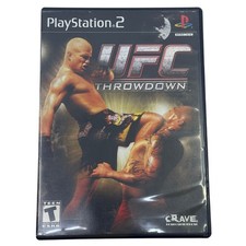 UFC Throwdown Sony PlayStation 2 PS2 Game MMA Fighting Crave Entertainment