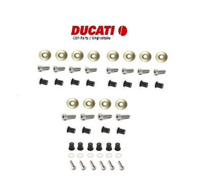 Ducati 851 SP2 SP3 Strada Verkleidung Monoposto Haltesatz Schrauben Montagesatz