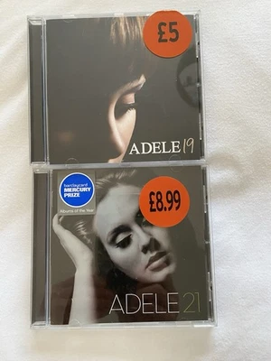 Adele 19 and 21 CD Album Bundle Very Good Condition - Image 1 of 4