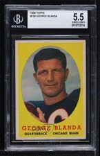 1958 Topps George Blanda #129 BGS 5.5 HOF 0q3