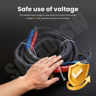 15m Polyurethane Pu Foam Hose / Heated Hose Pipe For Spray Foam Machines.