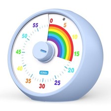 Visual Timer for Kids, 60-Minute Countdown Timer for Classroom Aquamarine