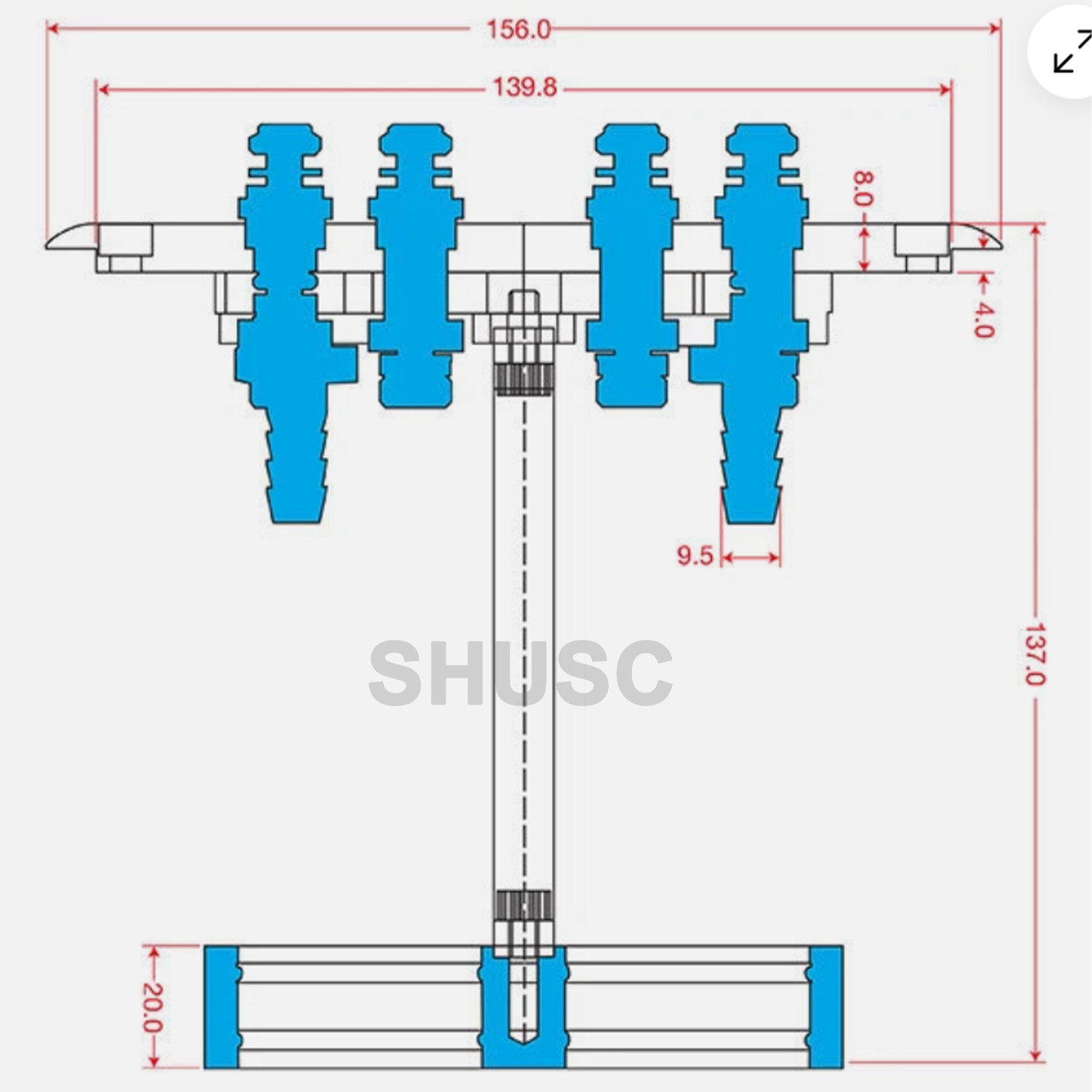 New Black Fuel Pump Hanger Suits Single Twin 39mm-40mm Pumps