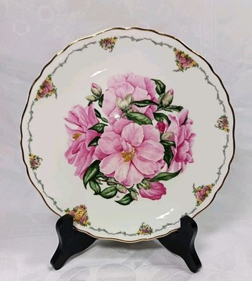 Royal Albert Camellia Teller 1990 Queen Mother Flowers Bone China