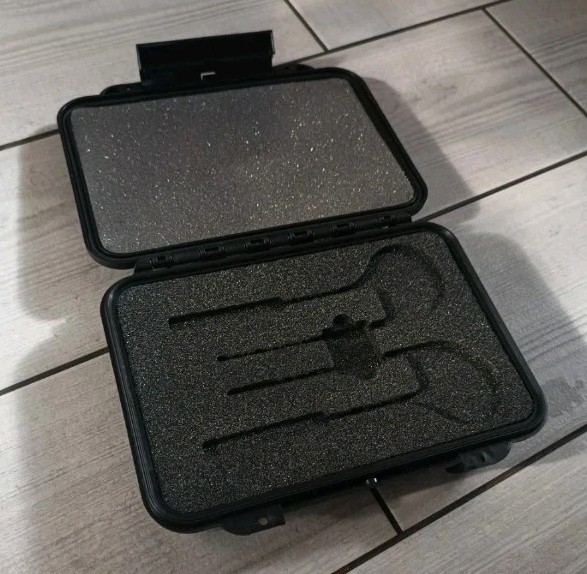 Estuche de almacenamiento rígido resistente a la intemperie objetos de valor joyería playa caja segura